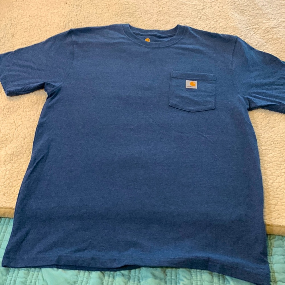 Carhartt blue short sleeve T-shirt adult size M never worn